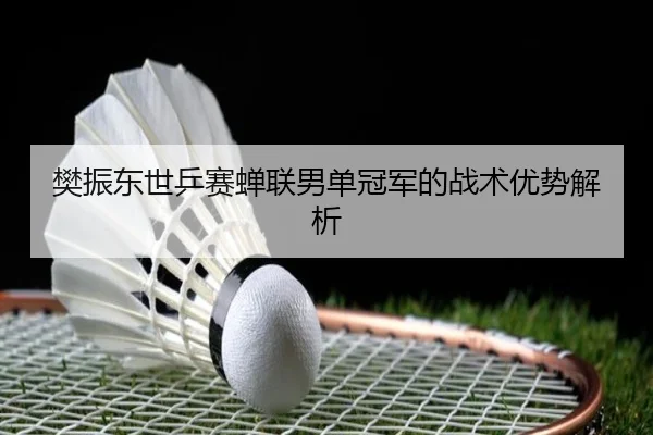樊振东世乒赛蝉联男单冠军的战术优势解析